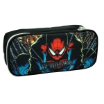 Oвален ученически несесер Spiderman - с 1 цип