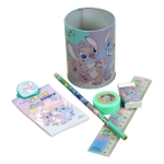 Комплект ученически пособия Stitch - с моливник