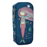 Oвален ученически несесер Back Me Up - Sea Mermaid