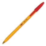 Химикалка BIC Orange - Fine, 0.8 mm, Червена
