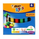 Пластилин BIC Kids - 6 цвята
