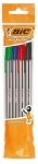 Комплект химикалки BIC Cristal - 4 броя