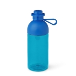 Бутилка за вода Lego - Прозрачна, Синя, 500 ml