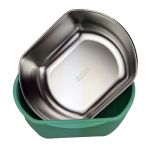 Метална кутия за храна Back Me Up - Turquoise, 680 ml