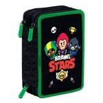 Ученически несесер Kstationery Brawl Stars - Play In The Dark, с 3 ципа