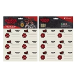 Ученически етикети Stranger Things - Helfire Club, 18 броя