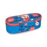 Oвален ученически несесер Panini Super Мario - Blue