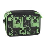 Ученически несесер с пособия Panini Minecraft - Pixels Green