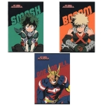 Тетрадка Panini My Hero Academia - А4, 40 листа, широки редове, асортимент