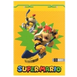 Тетрадка Panini Super Mario - Sport,  А4 , 50 листа, широки редове, асортимент