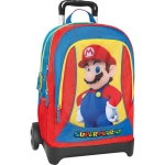 Ученическа раница Panini Super Mario - с подвижна стойка на колелца