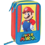 Ученически несесер с пособия Panini Super Mario - Tricolore, с 3 ципа
