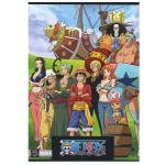 Тетрадка Panini One Piece - Luffy,  А4, 40 листа, широки редове, асортимент