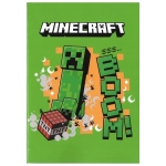 Тетрадка Minecraft Jolly - A4, 40 листа, широки редове, асортимент