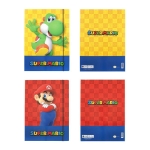 Папка с ластик Panini Super Mario - Red & Blue, Асортимент