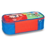 Овален ученически несесер Panini Super Mario - Red & Blue