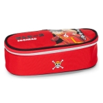Oвален ученически несесер Panini Comix Anime - One Piece, Red