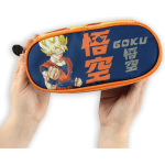 Овален ученически несесер Panini DragonBall - Goku, Blue & Orange