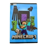 Тетрадка Panini Minecraft - Creepers, A4 , 50 листа, aсортимент