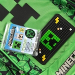 Ученическа раница Panini Minecraft Creepers - с подвижна стойка на колелца