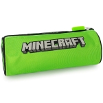 Цилиндричен ученически несесер Panini Minecraft - Creepers, Зелен