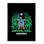 Папка с ластик Panini Minecraft - Creepers, асортимент