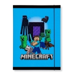Папка с ластик Panini Minecraft - Creepers, асортимент