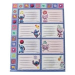 Ученически етикети - Stitch, 8 броя