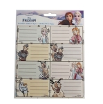 Ученически етикети Frozen - 16 броя