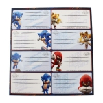 Ученически етикети Sonic - 16 броя