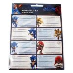 Ученически етикети Sonic - 16 броя