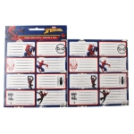 Ученически етикети Spiderman - 16 броя