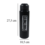 Термобутилка CYP Brands - Fortnite, Черна, 750 ml