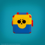 Антистрес скуиши Cine Replicas - Brawl Stars, Spike, Mega Box