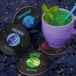 Подложки за чаши KPop Demon Hunters - Hunters and demons Soundtrack, 4 броя