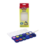 Акварелни бои CYP Brands - Play Doh, 12 цвята