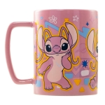 Плюшена керамична чаша Pyramid - Lilo & Stitch, Angel, Fuzzy