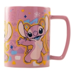 Плюшена керамична чаша Pyramid - Lilo & Stitch, Angel, Fuzzy