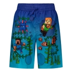 Плувни шорти Minecraft - Steve, Blue