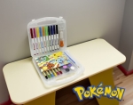 Комплект за рисуване CYP Brands - Pokemon, 40 части, В куфарче