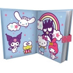 Таен дневник с код Kids Licensing - Hello Kitty, Kuromi & My Melody