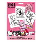 Комплект за оцветяване Kids Licensing - Hello Kitty & Friends, Със стикери