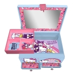 Музикална кутия за бижута Kids Licensing - Hello Kitty, Kuromi & Friends