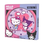 Стенен часовник Kids Licensing - Hello Kitty & Kuromi
