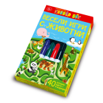 Детска игра Clever Book - Весели игри с животни