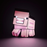 Лампа Paladone - Minecraft, Pig, Box