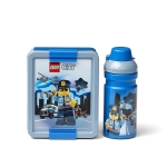 Комплект бутилка и кутия за храна Lego - City Lunch