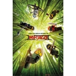 Макси постер Lego - Ninjago, 6 нинджи, Зелен