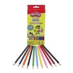 Цветни моливи CYP Brands - Play Doh, 12 цвята