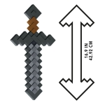 Пластмасов меч Minecraft - Stone, 43 cm